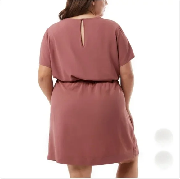 32 Degrees Ladies' Twill Dress Pink Size XXL - Picture 3 of 7